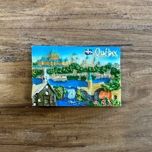 Colorful Québec Canada Souvenir 3D Magnet